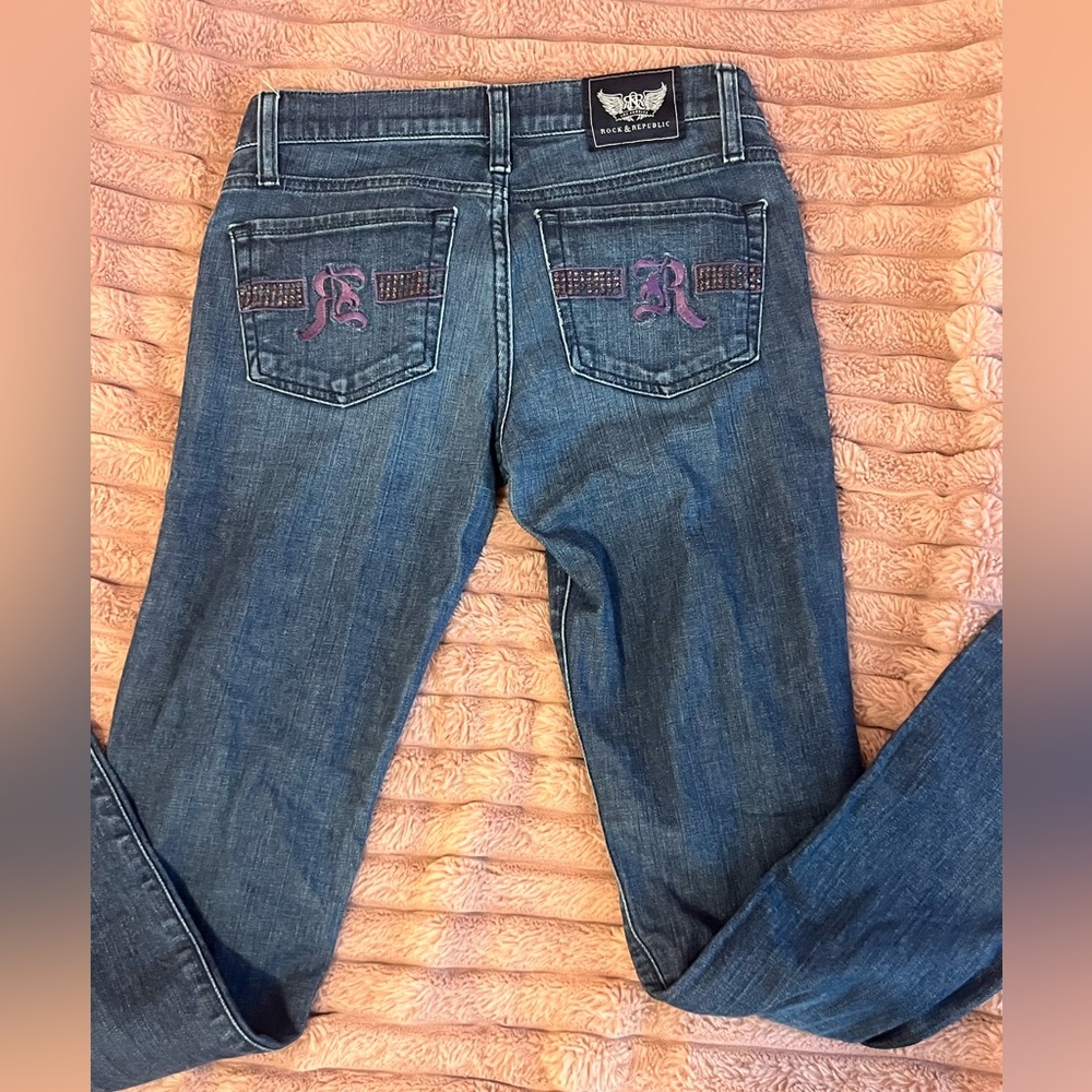 Rock & Republic Dark Blue skinny Jeans
